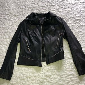 Faux Leather Jacket